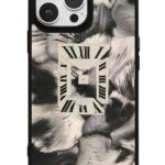 Roma Rakamlı Saat Glossy Telefon Kılıfı
