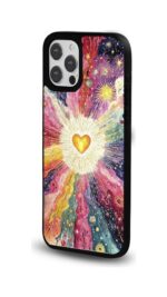 Işıyan Kalp Glossy Telefon Kılıfı - Görsel 2