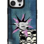 Punk Köpek Glossy Telefon Kılıfı