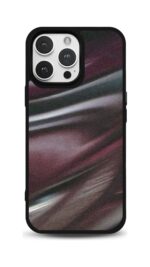 Bordo Işık Akışı Glossy Telefon Kılıfı