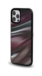 Bordo Işık Akışı Glossy Telefon Kılıfı - Görsel 2
