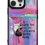 Fall In Love With Being Alive Glossy Telefon Kılıfı