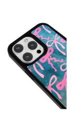 Pembe Fiyonklar Glossy Telefon Kılıfı - Görsel 3