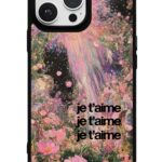 Je Taime Çiçek Bahçesi Glossy Telefon Kılıfı