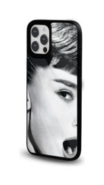 Siyah Beyaz Portre Glossy Telefon Kılıfı - Görsel 2