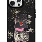 Yıldızlı Panter Glossy Telefon Kılıfı
