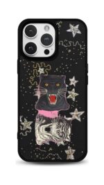 Yıldızlı Panter Glossy Telefon Kılıfı