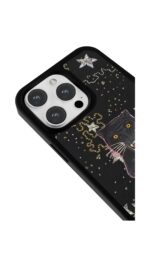 Yıldızlı Panter Glossy Telefon Kılıfı - Görsel 3
