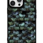 Tavus Kuşu Tüyü Glossy Telefon Kılıfı
