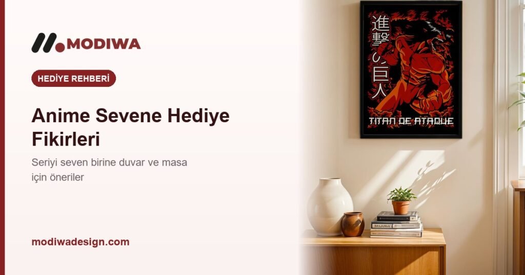 Anime sevene hediye rehberi kapak görseli, anime poster duvar tablosu