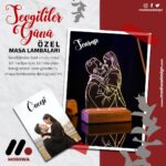 Özel Tasarım Gece Lambası, Fotoğraflı Kişiye Özel 3D Led Lamba