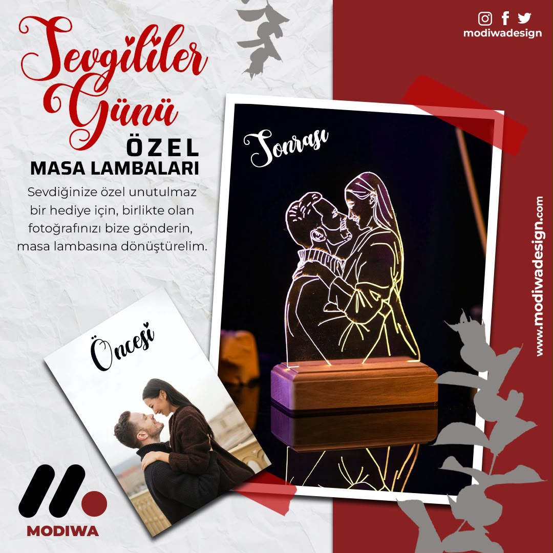ozel-tasarim-gece-lambasi-1 Özel Tasarım Gece Lambası, Fotoğraflı Kişiye Özel 3D Led Lamba - Görsel 1